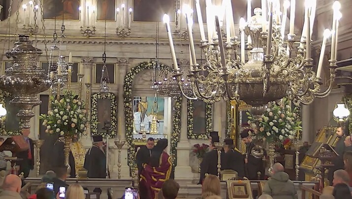 Αρχιερατικός Εσπερινός στο Ιερό Προσκύνημα του Αγίου Σπυρίδωνος