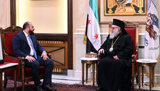 Ο Κυβερνήτης Δαμασκού επισκέφθηκε τον Πατριάρχη Αντιοχείας Ιωάννη