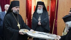Ο Πατριάρχης Ιεροσολύμων καθαγίασε εικόνα της Θεοτόκου
