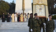 Υποδοχή αντιγράφου της Εικόνας «Άξιον Εστί» στην Κομοτηνή