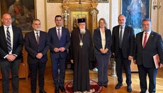 Αντιπροσωπεία Ελλήνων Βουλευτών επισκέφθηκε τον Μητροπολίτη Βαρσοβίας Σάββα