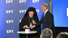 Ο Πατριάρχης εγκαινιάζει το ERT Cosmos στην Αγία Παρασκευή