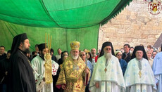 Εορτασμός της Αναλήψεως στο Όρος Ελαιών για το Πατριαρχείο Ιεροσολύμων