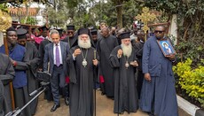 Πατριάρχης Αλεξανδρείας στο Ναϊρόμπι με λείψανο Ιεραποστόλου της Αφρικής