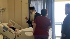 Ο Φθιώτιδος Συμεών στους ασθενείς πριν χειρουργηθεί για καλοήθη όγκο υπόφυσης