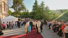 Η Εικόνα Παναγίας Όρους Ελαιών έφτασε στη Μονή Δοβρά Βεροίας