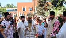 Ο Αρχιεπίσκοπος Ιωάννης λειτούργησε στο Κομπινάτ Τιράνων