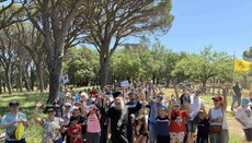 Δενδροφύτευση από παιδιά κατηχητικών στη Μονή Αρκαδίου στο Ρέθυμνο