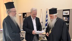 Ο Αρχιεπίσκοπος Σινά Συμεών συναντήθηκε με τον Δήμαρχο Ηρακλείου