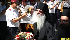 Ενορία του Αγ. Δημητρίου Πειραιά υποδέχθηκε τη Τιμία Κάρα του Οσίου Δαυίδ