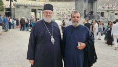 Ο Μητροπολίτης Αχαΐας Αθανάσιος στο Αρχαίο Θέατρο Επιδαύρου