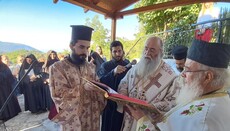 Εγκαινιάστηκε ναός του Οσίου Γεωργίου Καρσλίδη στο Λιβαδερό Δράμας