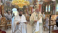 Ο Μητροπολίτης Λαρίσης Ιερώνυμος λειτούργησε στο Καστρί Λουτρό