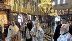 Ο Επίσκοπος Αλμωπίας Στέφανος λειτούργησε στη Μητρόπολη Ναούσης