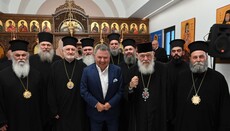 Θυρανοίξια ναού του Αγίου Παϊσίου στη Νέα Καρβάλη - Παρών ο Αρχιεπίσκοπος