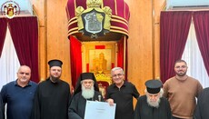 Ο Πατριάρχης Θεόφιλος δέχθηκε τρεις αντιπροσωπείες στα Ιεροσόλυμα