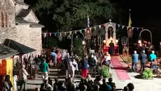 Εννιάωρη αγρυπνία τελέστηκε στη Μονή Παναγίας Μολυβδοσκεπάστου