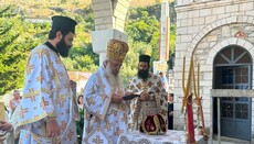 Ο Μητροπολίτης Αργυροκάστρου Ναθαναήλ εγκαινίασε ναό στη Δίβρη