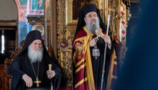 Η Μονή Βατοπαιδίου υποδέχθηκε τον Μητροπολίτη Πατρών Χρυσόστομο