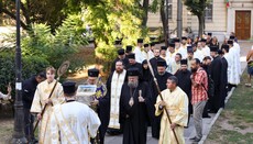 Η Μητρόπολη Βάρνας υποδέχθηκε τμήμα της Τιμίας Ζώνης της Θεοτόκου