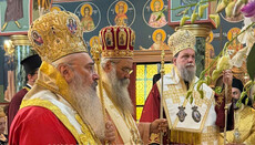 Πολυαρχιερατική Θεία Λειτουργία για τον Άγιο Ευστάθιο τελέστηκε στον Περισσό