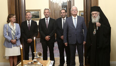 Ο Αρχιεπίσκοπος Ιερώνυμος όρκισε τον νέο υποδιοικητή της Τράπεζας Ελλάδος