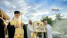 Το Ναύπλιο υποδέχθηκε την εικόνα της Παναγίας του Όρους των Ελαιών