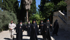 Ο Πατριάρχης Βουλγαρίας επισκέφθηκε την Ι. Μ. Αγ. Μαγδαληνής στη Γεθσημανή