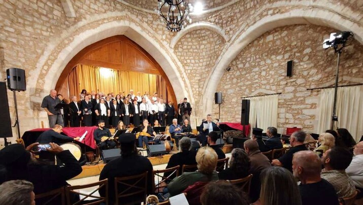 Μουσική ραψωδία για την Αρκαδική Εθελοθυσία στο Ρέθυμνο, φωτο orthodoxianewsagency