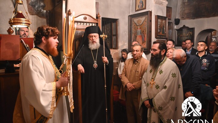 Ο Μητροπολίτης Κύριλλος τίμησε τον Όσιο Αθανάσιο στο Μαρούσι