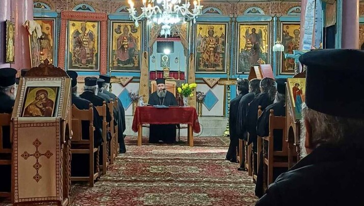 Ιερατική Σύναξη στις Πρέσπες, φωτο: Μητρόπολη Φλωρίνης