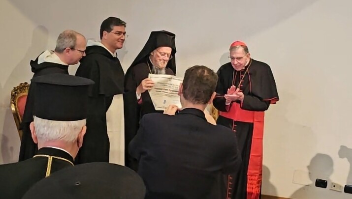 Βαρθολομαίος: επίτιμος διδάκτορας του Angelicum στη Ρώμη, φωτο: Καθημερινή