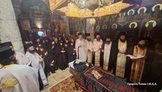 Ο Αιτωλοακαρνανίας Δαμασκηνός αποχαιρέτησε τη Γερόντισσα Μακρίνα