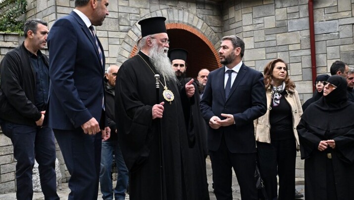 Ανδρουλάκης: Επίσκεψη στη Μονή Εικοσιφοίνισσας Δράμας, φωτο: orthodoxtimes