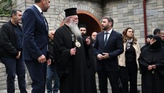 Ο N. Ανδρουλάκης επισκέφθηκε τη Μονή Εικοσιφοίνισσας στη Δράμα
