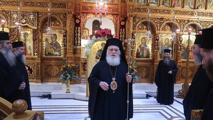 Μεθέορτος Εσπερινός Αγίου Δημητρίου με τον Επίσκοπο Ρωγών, φωτο: Ι. Ν. Αγ. Δημητρίου