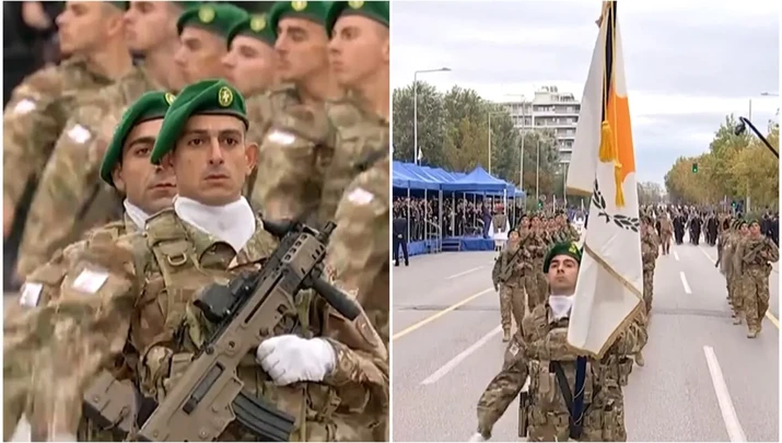 Κύπριοι καταδρομείς παρέλασαν για πρώτη φορά στη Θεσσαλονίκη