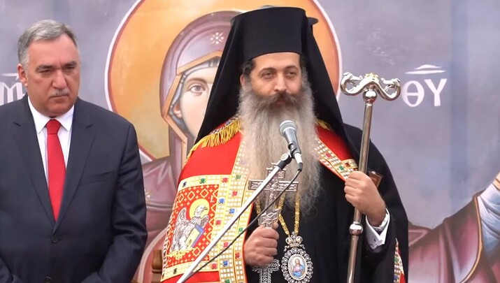 Ο Φθιώτιδος Συμεών τιμά την Αγία Σκέπη και το «ΟΧΙ» στη Λαμία