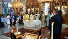 Αμμάν: Ο Αρχιμανδρίτης Πολύκαρπος τίμησε το «ΟΧΙ» στη σκιά της επίθεσης