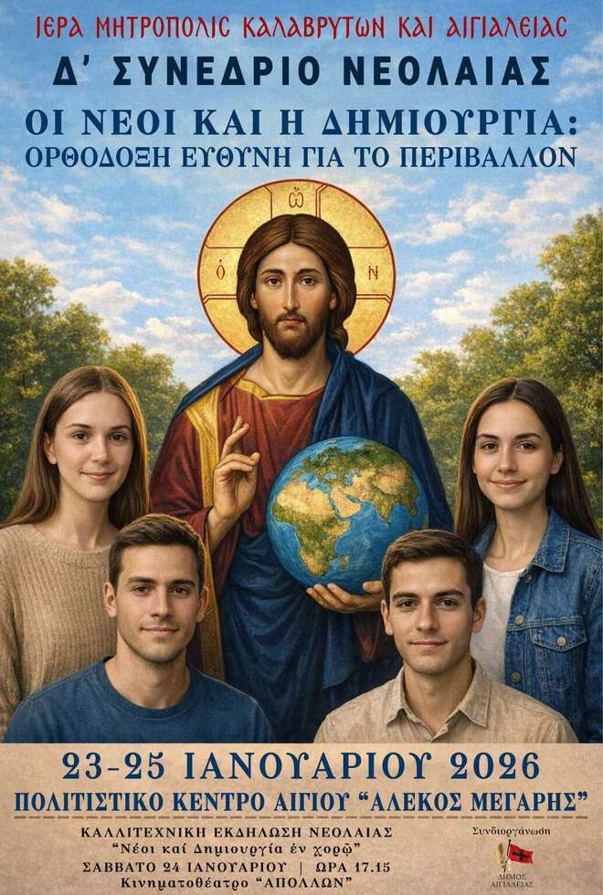 Δ΄ Συνέδριο Νεολαίας Καλαβρύτων για Περιβάλλον και Ορθόδοξη Ευθύνη фото 1