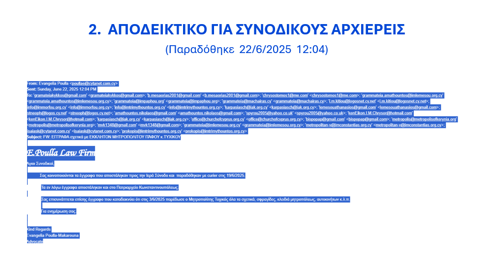 Η αλήθεια απέναντι στα αρχιεπισκοπικά ψεύδη фото 2