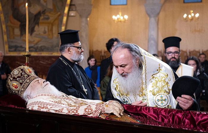 Κηδεία Αρχιεπισκόπου  Αλβανίας, Αναστασίου