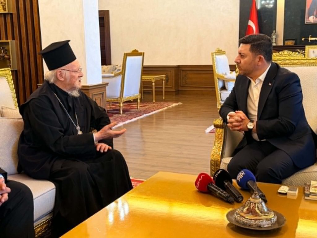 Ο Πατριάρχης Βαρθολομαίος με τον Αρχιεπίσκοπο Αλβανίας στην Καππαδοκία - μια φωτογραφία 2