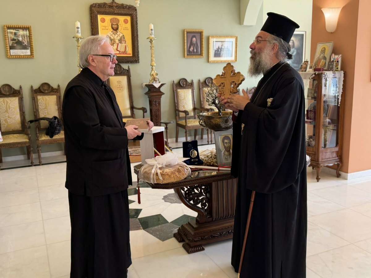 Αντιπροσωπεία Φινλανδών αγιογράφων επισκέφθηκε τη Μητρόπολη Ρεθύμνης - μια φωτογραφία 3
