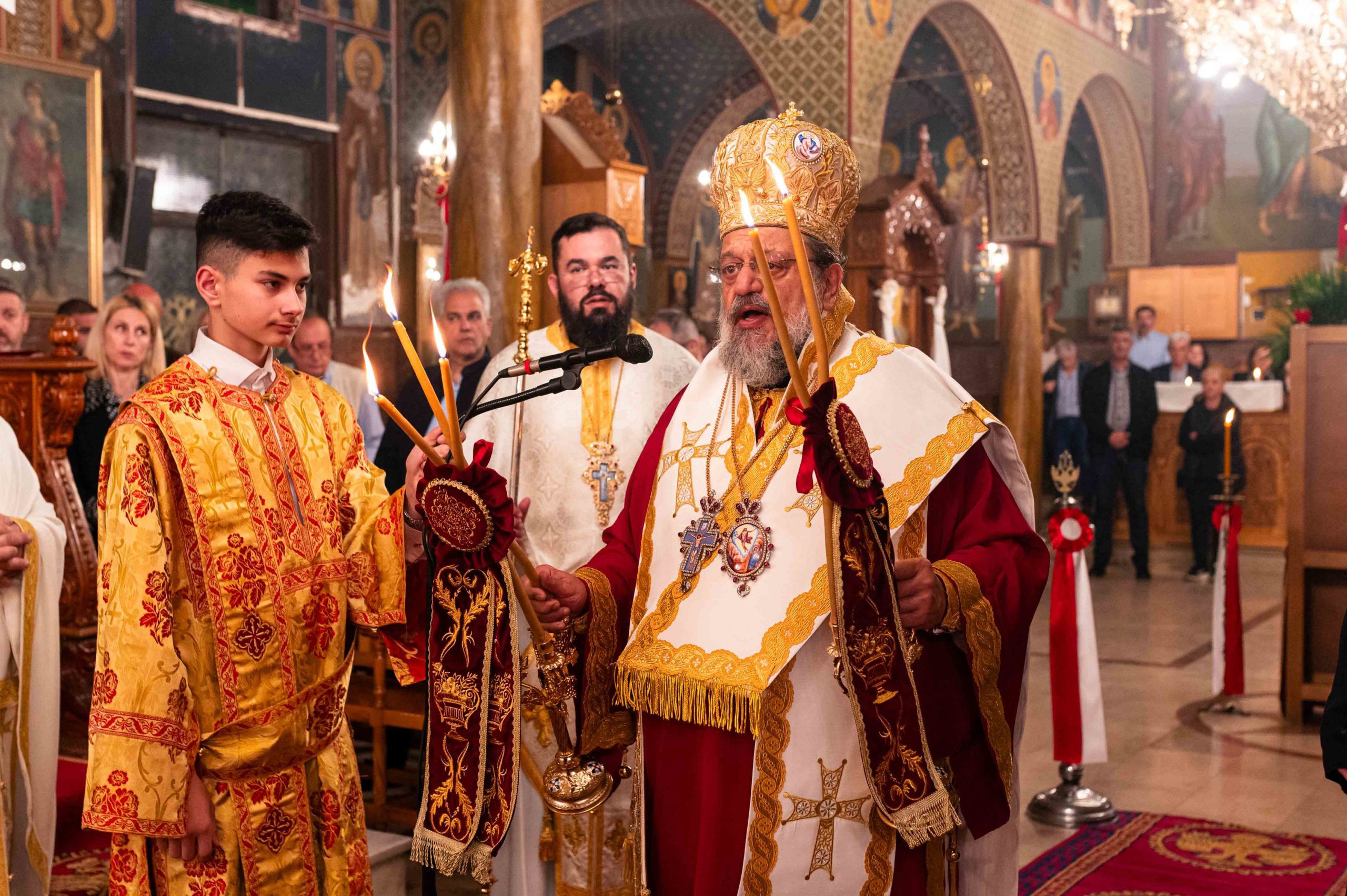 Αγρυπνία Αποδόσεως του Πάσχα στον Ιερό Ναό Αναστάσεως Καλαμάτας - μια φωτογραφία 4