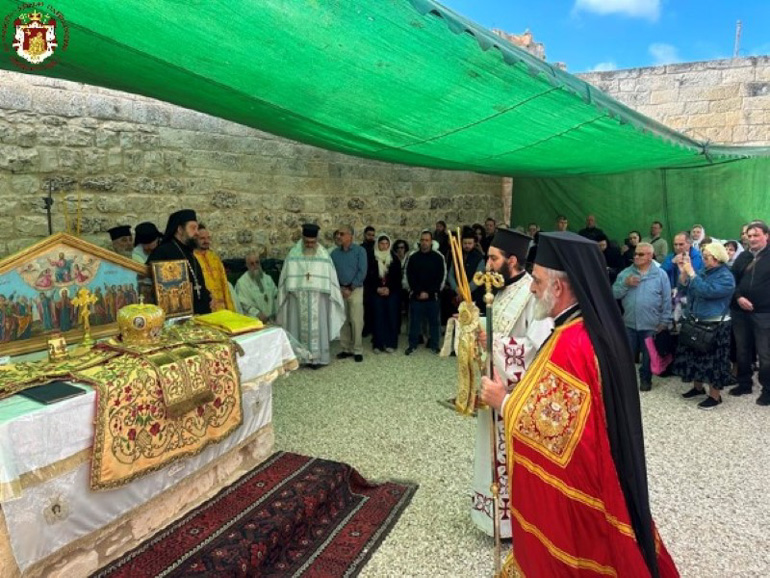 Εορτασμός της Αναλήψεως στο Όρος Ελαιών για το Πατριαρχείο Ιεροσολύμων - μια φωτογραφία 6