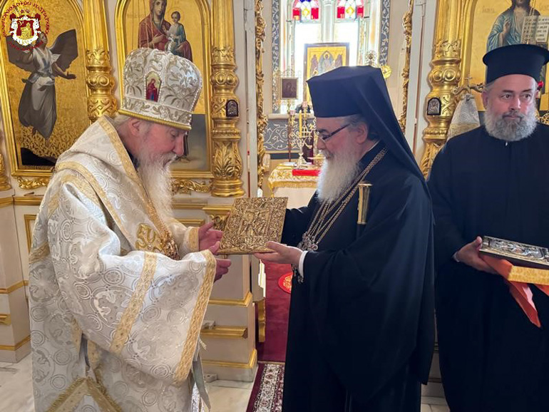 Εορτασμός της Αναλήψεως στο Όρος Ελαιών για το Πατριαρχείο Ιεροσολύμων - μια φωτογραφία 11