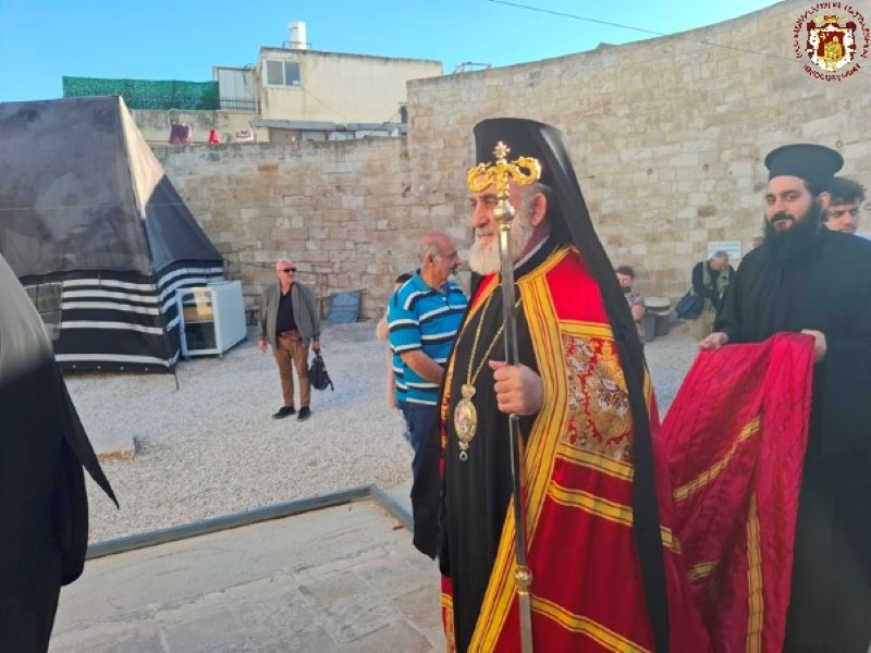Ο Πατριάρχης Θεόφιλος στο Όρος Ελαιών για την εορτή της Αναλήψεως - μια φωτογραφία 2