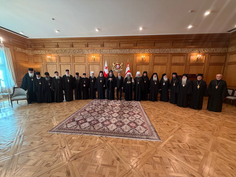 Επίσημη δεξίωση στο Πατριαρχείο Γεωργίας για τις Ορθόδοξες Εκκλησίες - μια φωτογραφία 4