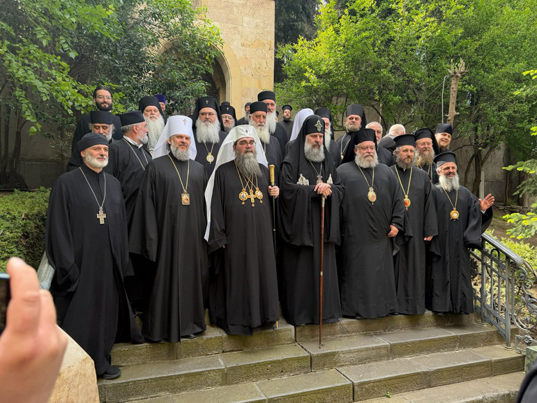 Επίσημη δεξίωση στο Πατριαρχείο Γεωργίας για τις Ορθόδοξες Εκκλησίες - μια φωτογραφία 5
